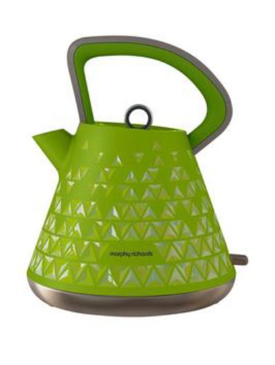 Morphy Richards Prism Pyramid Kettle - Green Morphy Richards Prism Pyramid Kettle - Green